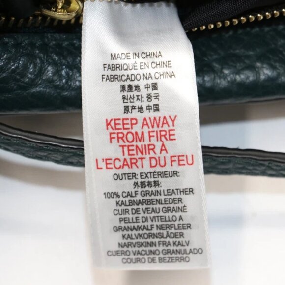 Burberry Pebbled Leather Small Shoulder Handbag - Green - Picture 15 of 16